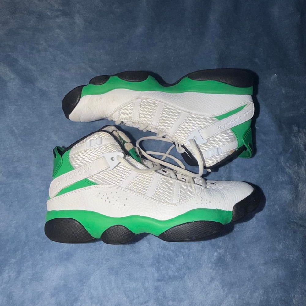 Jordan‎ 6 Rings Men's Shoes in White/Lucky Green/Black size 9
